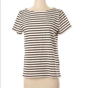 J.Crew Striped Short Sleeve Top